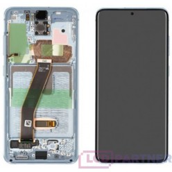Samsung Galaxy S20 SM-G980F LCD + touch screen + front panel blau - original