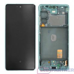 Samsung Galaxy S20 FE SM-G780F LCD displej + dotyková plocha + rám zelená - originál