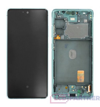 Samsung Galaxy S20 FE SM-G780F LCD displej + dotyková plocha + rám zelená - originál