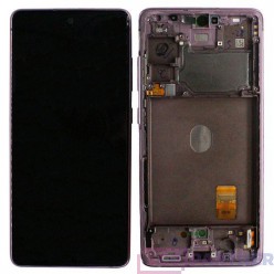 Samsung Galaxy S20 FE SM-G780F LCD + touch screen + front panel pink - original