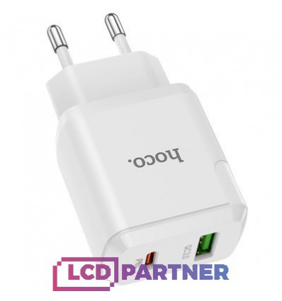 hoco. N5 Dual Port Ladegerät 20W weiss