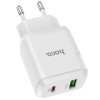 hoco. N5 dual port charger 20W white
