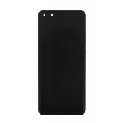 Huawei P40 Pro (ELS-N04, ELS-NX9) LCD + touch screen + Rahmen + Kleinteile gold - original