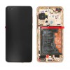 Huawei P40 (ANA-LX4, ANA-LNX9) LCD displej + dotyková plocha + rám + malé díly zlatá - originál