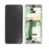 Samsung Galaxy S20 Ultra SM-G988F LCD + touch screen + front panel white - original