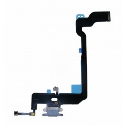 Apple iPhone Xs Lade flex silber