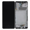 Samsung Galaxy A42 5G (SM-A426B) LCD displej + dotyková plocha + rám černá - originál