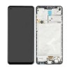 Samsung Galaxy A21s SM-A217F LCD displej + dotyková plocha + rám černá - originál