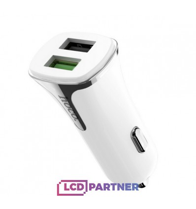 hoco. Z31A autonabíječka PD+QC 3.0 18W bílá