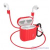 hoco. Airpods 1/2 WB10 Silikonhülle rot