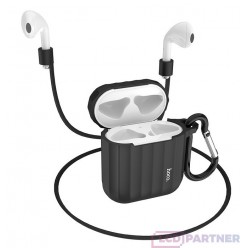 hoco. Airpods 1/2 WB10 silikónové pouzdro černá