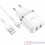 hoco. N4 dual USB charger set with lightning cable white