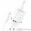 hoco. N4 dual USB charger set with lightning cable white