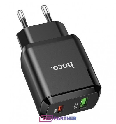 hoco. Nabíječka pro dva porty N5 20 W. černá