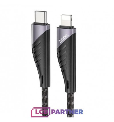 hoco. U95 nabíjecí kábel lightning 20W, 1.2m černá