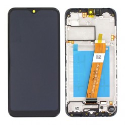 Samsung Galaxy A01 (SM-A015F) LCD + touch screen + front panel black - original