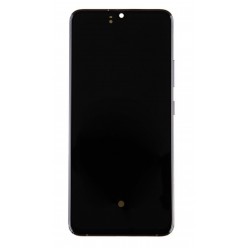 Samsung Galaxy A90 5G (SM-A908F) LCD displej + dotyková plocha + rám čierna - originál