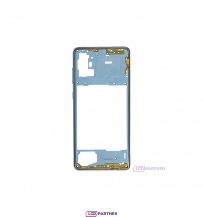 Samsung Galaxy A71 SM-A715F Rám stredový modrá - originál
