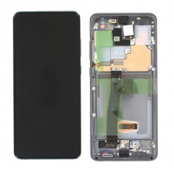 Samsung Galaxy S20 Ultra SM-G988F,S20 Ultra 5G SM-G988B LCD + touch screen + front panel grau - original