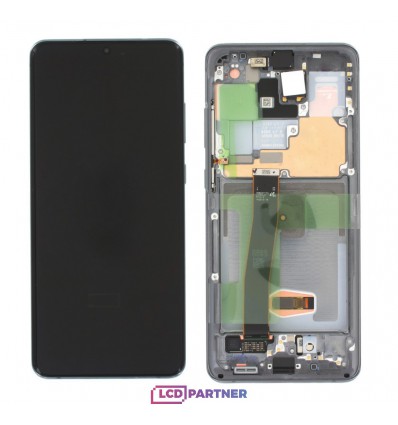 Samsung Galaxy S20 Ultra SM-G988F,S20 Ultra 5G SM-G988B LCD + touch screen + front panel grau - original