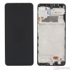 Samsung Galaxy A22 5G (SM-A225F) LCD displej + dotyková plocha + rám černá - originál