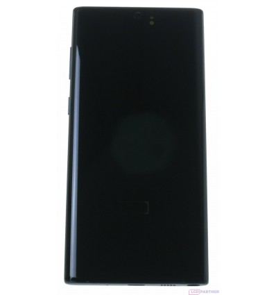 Samsung Galaxy Note 10 N970F LCD displej + dotyková plocha + rám čierna - originál