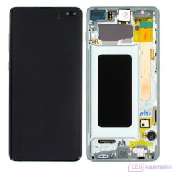 Samsung Galaxy S10 Plus G975F LCD displej + dotyková plocha + rám zelená - originál