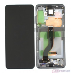 Samsung Galaxy S20+ SM-G985 LCD displej + dotyková plocha + rám šedá - originál