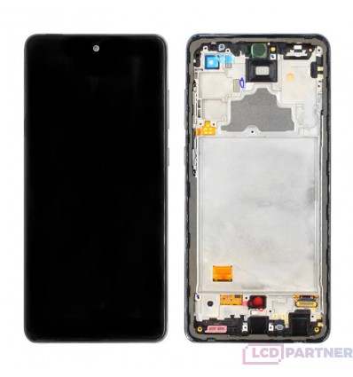 Samsung Galaxy A72 (SM-A725F) LCD + touch screen + front panel schwarz - original