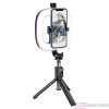 hoco. LV03 Plus Desktop broadcast stand with fill light black