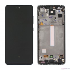 Samsung Galaxy A52s 5G (SM-A528B) LCD + touch screen + front panel weiss - original