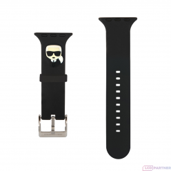 Apple Watch 42/44mm Karl Lagerfeld Karl Head náramok čierna