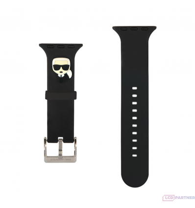 Apple Watch 42/44mm Karl Lagerfeld Karl Head náramok čierna