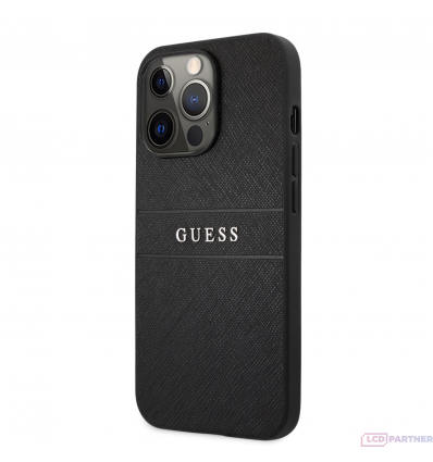 Apple iPhone 13 Pro Guess PU Leather Saffiano pouzdro černá