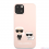 Apple iPhone 13 mini Karl Lagerfeld and Choupette Liquid Silicone sleeve pink