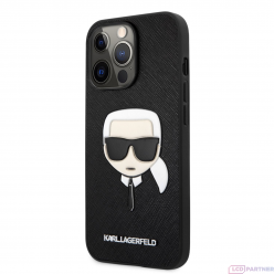 Apple iPhone 13 Pro Max Karl Lagerfeld PU Saffiano Karl Head sleeve black