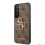 Samsung Galaxy S22 Guess PU 4G Metal Logo sleeve brown