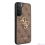 Samsung Galaxy S22+ Guess PU 4G Metal Logo sleeve brown
