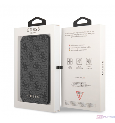 Samsung Galaxy S22+ Guess 4G Book pouzdro šedá