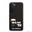 Samsung Galaxy S22 Karl Lagerfeld and Choupette Liquid Silicone sleeve black