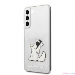 Samsung Galaxy S22 Karl Lagerfeld PC/TPU Choupette Eat puzdro priesvitná