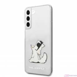 Samsung Galaxy S22+ Karl Lagerfeld PC/TPU Choupette Eat puzdro priesvitná