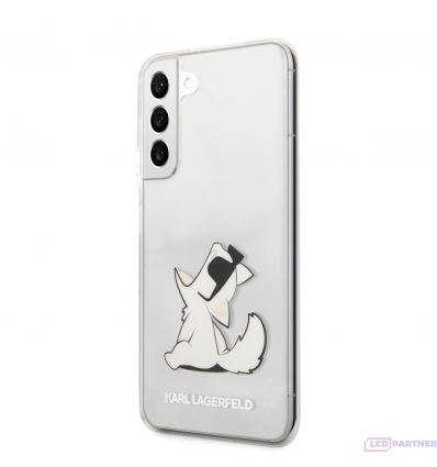 Samsung Galaxy S22+ Karl Lagerfeld PC/TPU Choupette Eat puzdro priesvitná