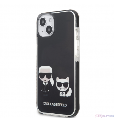 Apple iPhone 13 mini Karl Lagerfeld TPE Karl and Choupette sleeve black
