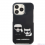 Apple iPhone 13 Pro Max Karl Lagerfeld TPE Karl and Choupette puzdro čierna