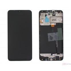 Samsung Galaxy A10 SM-A105F LCD + touch screen + front panel black - original