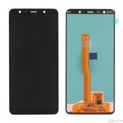 Samsung Galaxy A7 A750F LCD kijelző + érintő fekete - eredeti