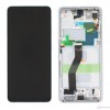 Samsung Galaxy S21 Ultra 5G (SM-G998B) LCD + touch screen + front panel silber - original