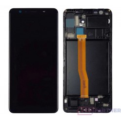 Samsung Galaxy A7 A750F LCD + touch screen + front panel black