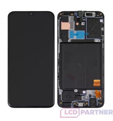Samsung Galaxy A40 SM-A405FN LCD displej + dotyková plocha + rám černá